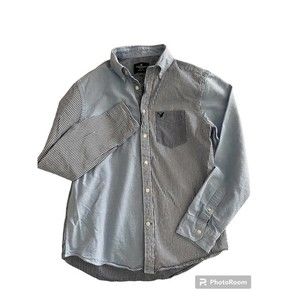 American Eagle Men’s‎ Long Sleeve Denim Buttom Up M